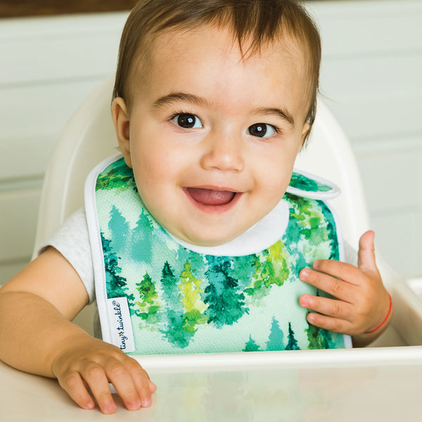 Tiny Twinkle - Kaffle® Feeder Bib - Forest Set of 3
