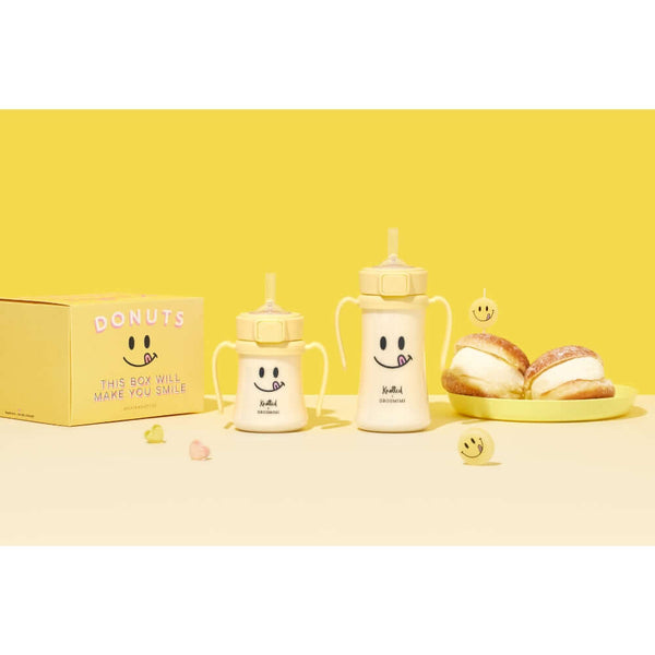 Grosmimi - Smile PPSU Straw Cup 300ml - Lemon Sugar