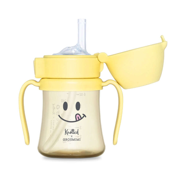 Grosmimi - Smile PPSU Straw Cup 200ml - Lemon Sugar