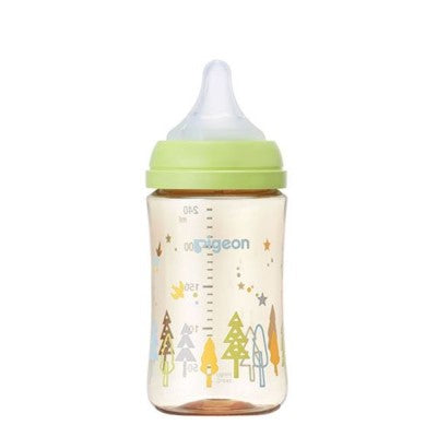 Pigeon Breastfeeding Realization PPSU Plastic Baby Bottle - Tree - 240ml