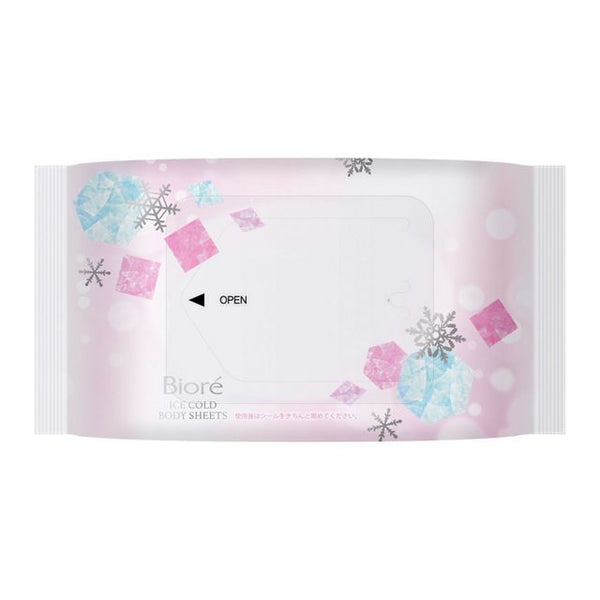 KAO Bioré - Cold Body Wipes - Floral Scent - 20 pieces