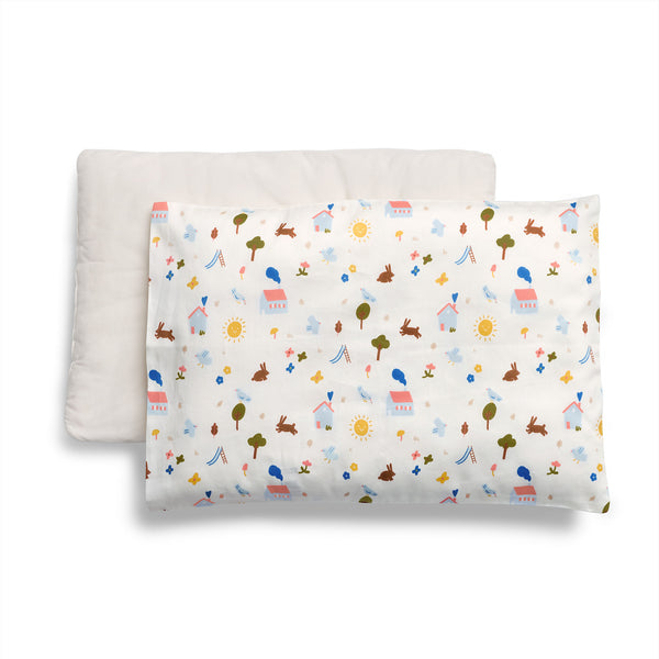 ergoPouch - Organic Toddler Pillow and Case - Multi Colours