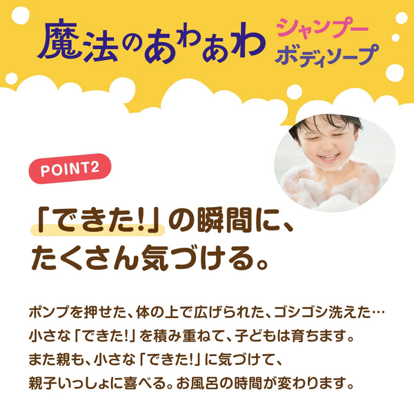 Pigeon - Kids Body Wash - Magic Changing Colour Foaming - Refill 340ml