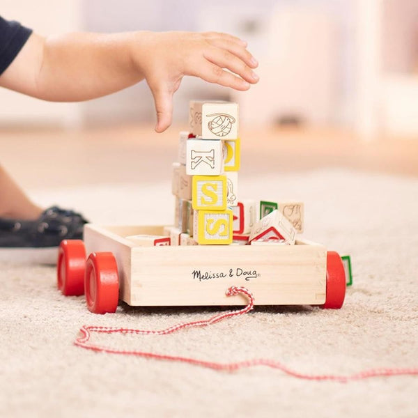 Melissa & Doug - Classic ABC Block Cart - MND1169