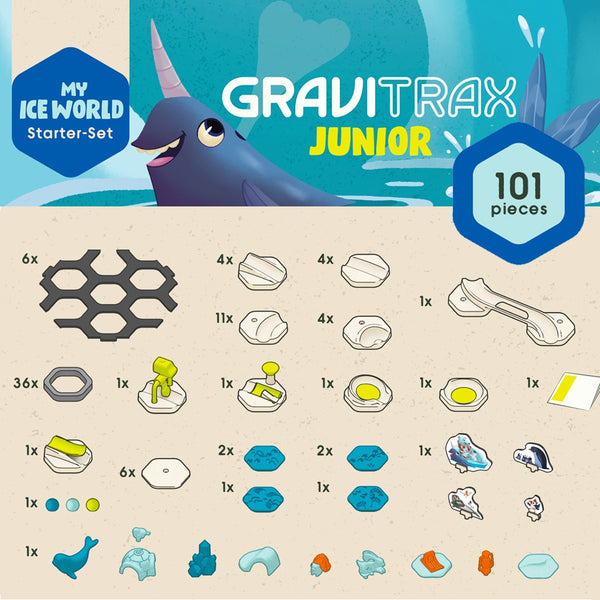 GraviTrax Junior - Large Starter Set Ice