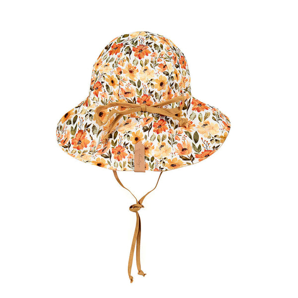 Bedhead Hats - 'Wanderer' Girls Reversible Panelled Bucket Sun Hat - Margaret & Maize-Panda Kids and Baby