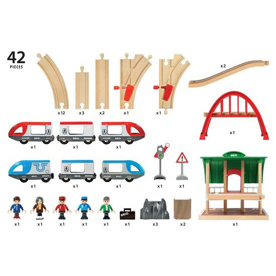 BRIO - Travel Switching Set 42 Pieces