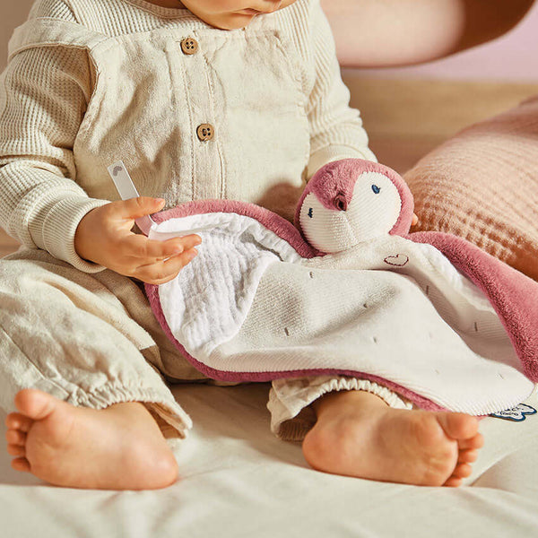 Kaloo - Comfort Doudou Penguin Pink