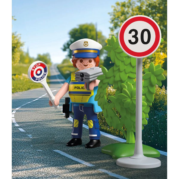 Playmobil - Police officer with speed detector - PMB72029