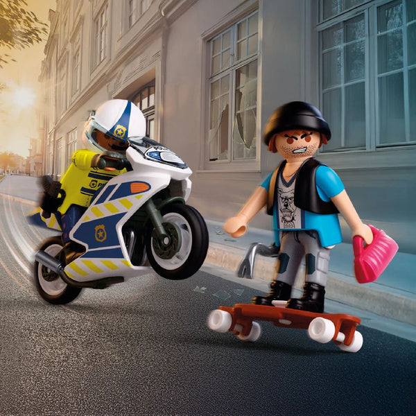 Playmobil - Motorcycle Chase - PMB72079
