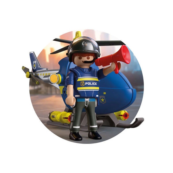 Playmobil - Police Helicopter with Radar Function - PMB72080