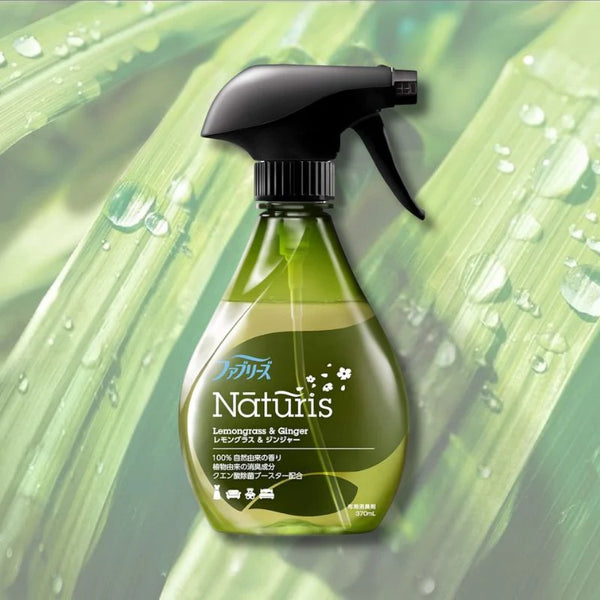 Febreze Naturis Disinfecting and Deodosizing Spray for Cloth, Lemongrass & Ginger (370ml)