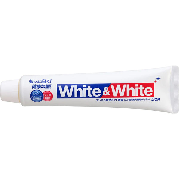LION - White and White Fresh Mint Toothpaste 150g