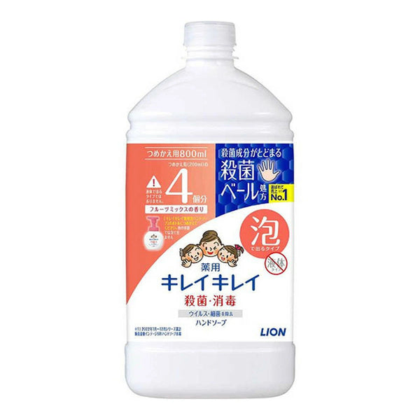 LION - Kirei Kirei Foaming Hand Soap Refill - Fruit Mix 800ml
