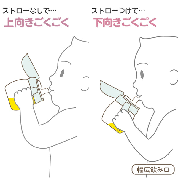 Richell - Tri Mug Set - Green Dinosaur - Start from 5 Months+