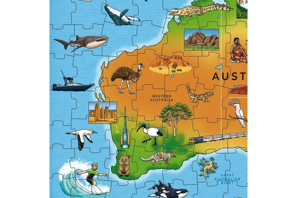 Orchard Toys - Map of Australia & New Zealand Puzzle