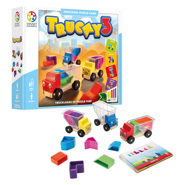 Smart Games - Trucky 3-Panda Kids and Baby