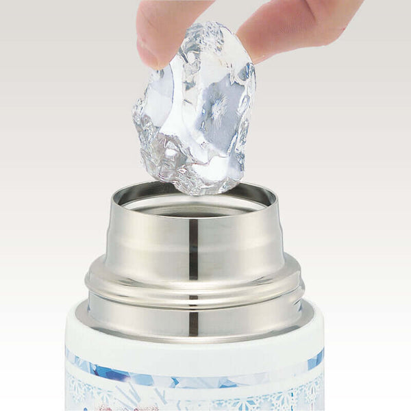 Skater - One Push Stainless Still Direct Drink Bottle with Mini Strap 580ml - Frozen Let Every Heart Shine-Panda Kids and Baby