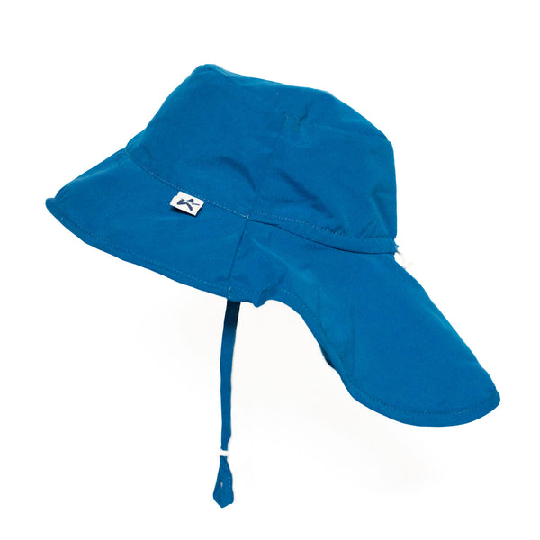 Tiny Twinkle - Sun Protection Flap Hat - Navy