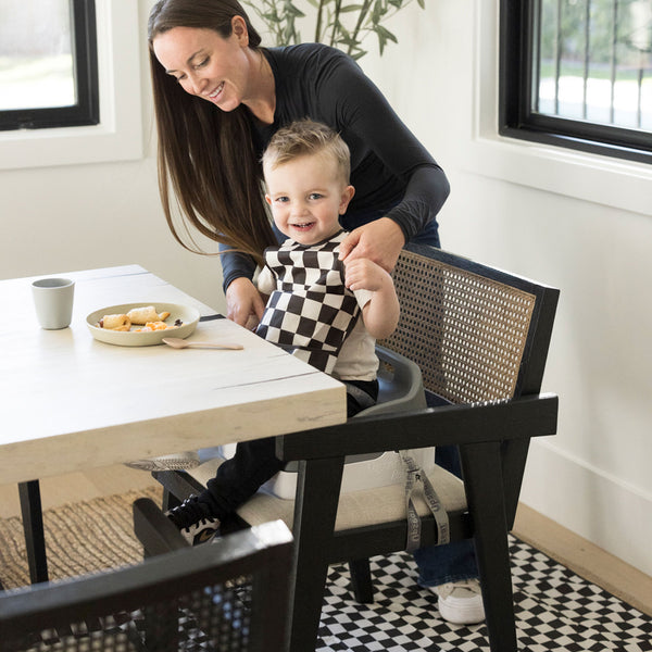 Tiny Twinkle - Mess - Proof Splat Mat - Black Checker
