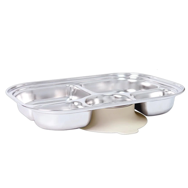 Grosmimi - Stainless Steel SUS304 Baby Food Tray with Lid