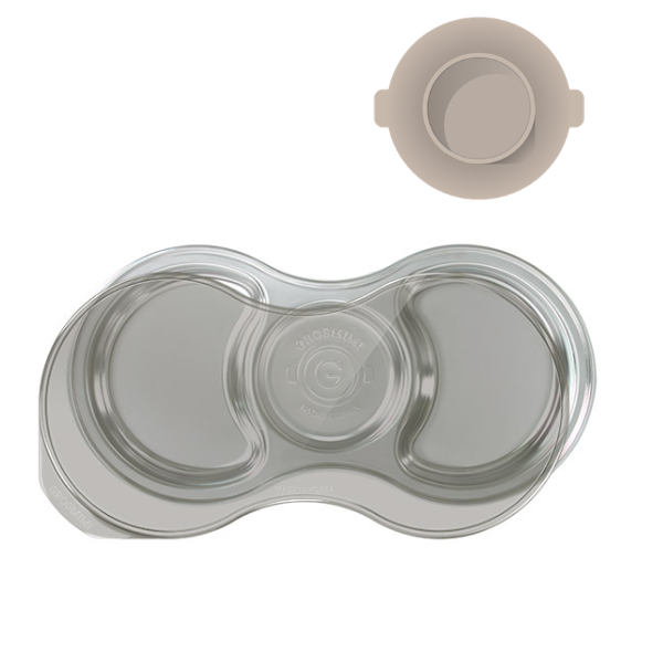 Grosmimi - Stainless Steel SUS304 Baby Food Tray with Lid