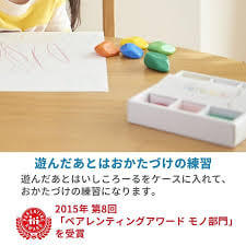 AOZORA Icicolour - Ishikororu Stone Shaped Crayon Set - 9 Piece-Panda Kids and Baby