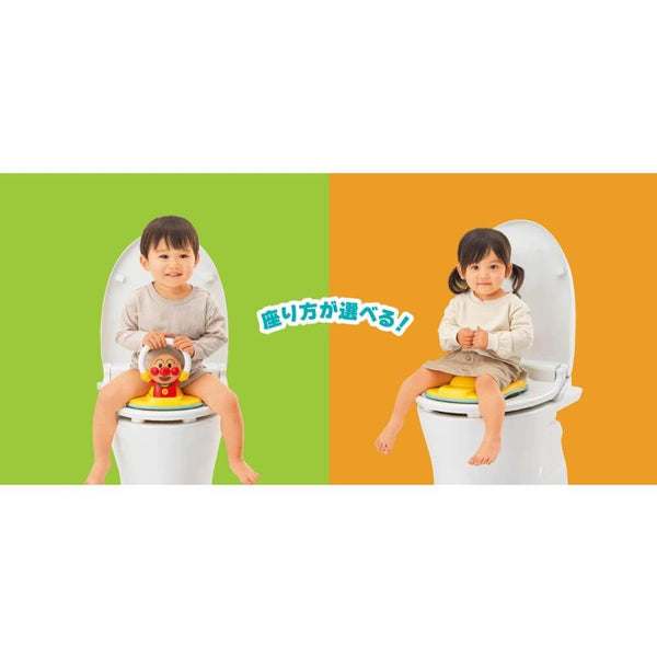 Anpanman - 3WAY Auxiliary Toilet Training Seat with Talking and Melody-Panda Kids and Baby
