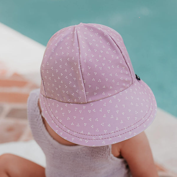 Bedhead Hats - Legionnaire Flap Sun Hat - Lila-Panda Kids and Baby