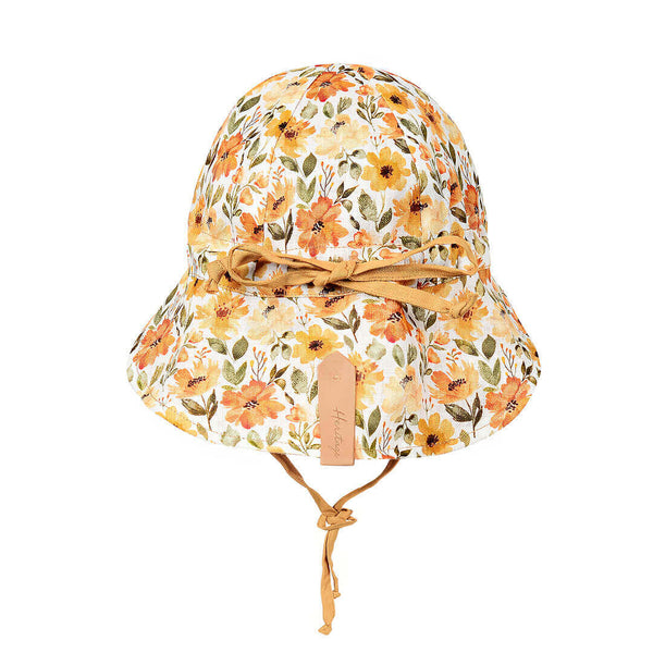 Bedhead Hats - 'Lounger' Baby Reversible Flap Sun Hat - Margaret & Maize-Panda Kids and Baby