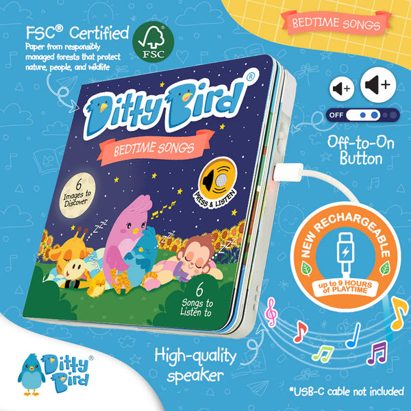 Ditty Bird - Interactive Musical and Sound Books - Available in Various Titles
