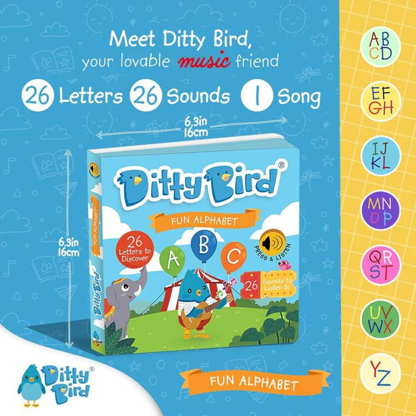 Ditty Bird - ABC Fun Alphabet-Panda Kids and Baby