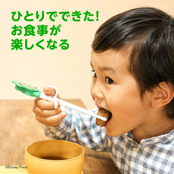 EDISON - Kids Training Chopstick Right Handed - Disney Toy Story Green-Panda Kids and Baby