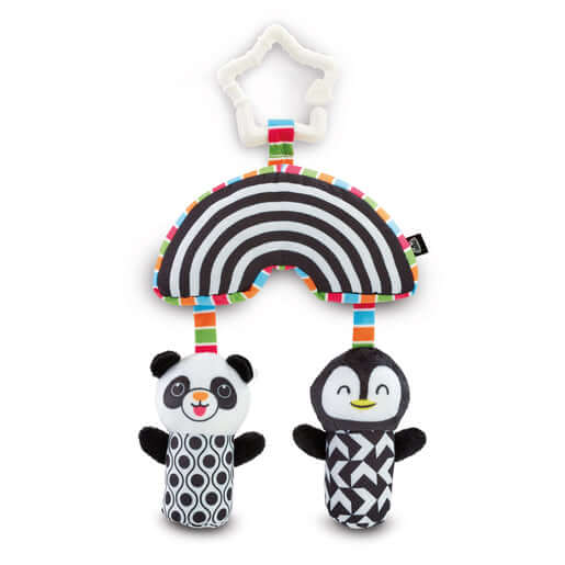 Early Learning Centre - Black and White Baby Wind Chimes-Panda Kids and Baby