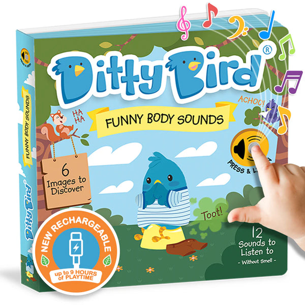 Ditty Bird - Funny Body Sounds USB-C Rechargeable