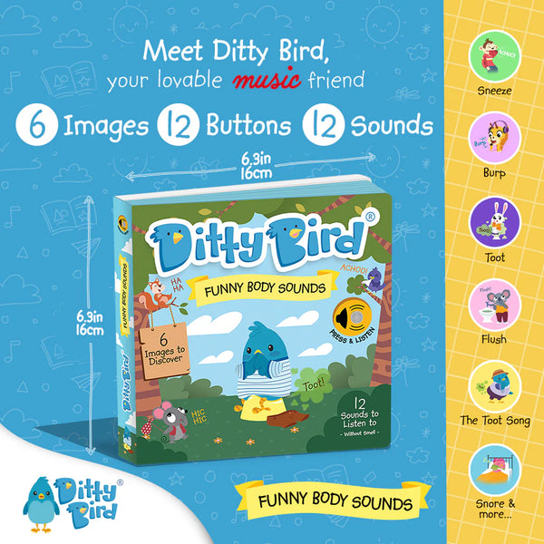 Ditty Bird - Funny Body Sounds USB-C Rechargeable