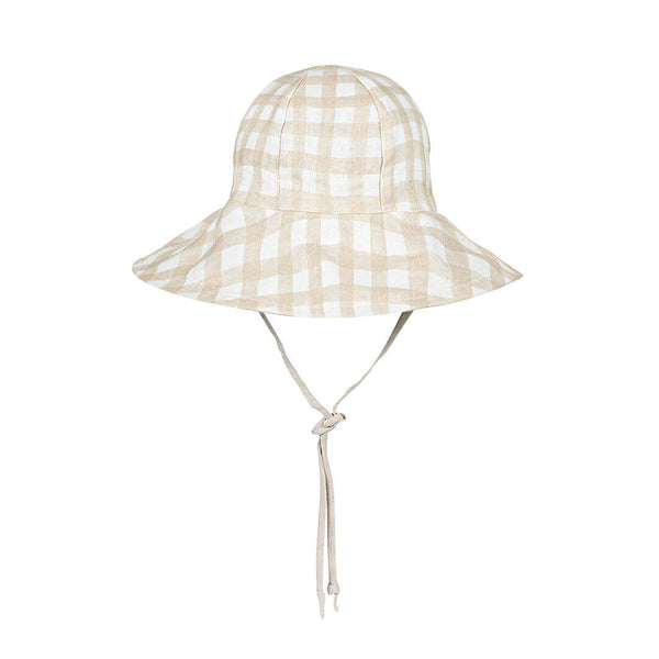 Bedhead Hats - 'Wanderer' Girls Reversible Panelled Bucket Sun Hat - Flynn & Flax-Panda Kids and Baby