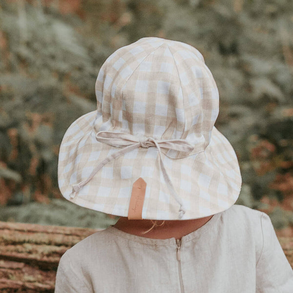 Bedhead Hats - 'Wanderer' Girls Reversible Panelled Bucket Sun Hat - Flynn & Flax-Panda Kids and Baby