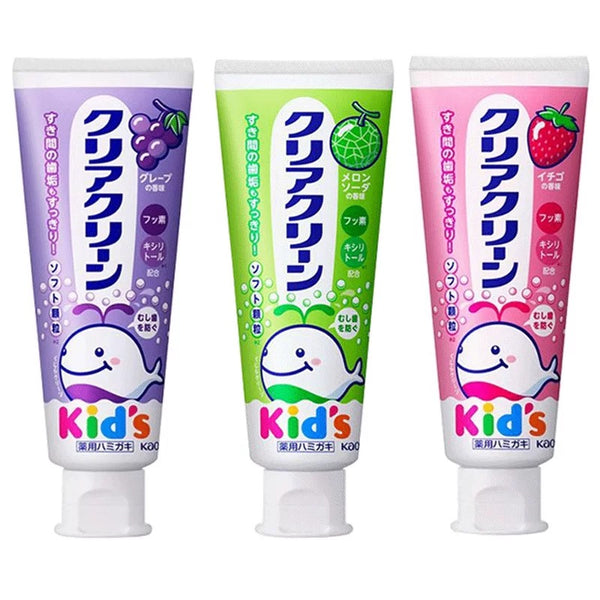 Kao Clear Clean Kids Toothpaste - 70g - Multi Flavour Available