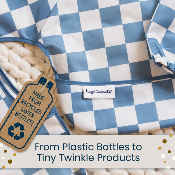 Tiny Twinkle - Mess - Proof Full Sleeve Bib - Flutter