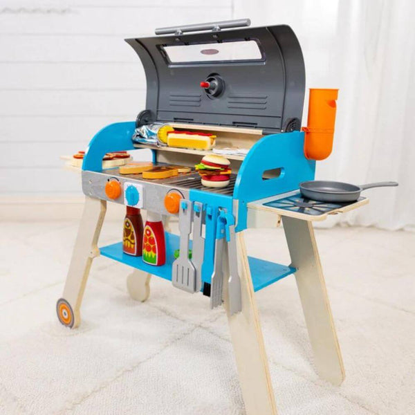 Melissa & Doug - Deluxe Grill & Pizza Oven Play Set-Panda Kids and Baby