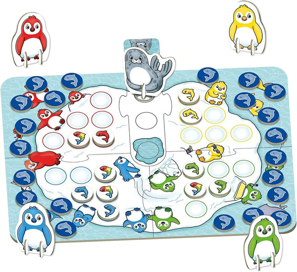 Orchard Toys - Hungry Little Penguins Game-Panda Kids and Baby