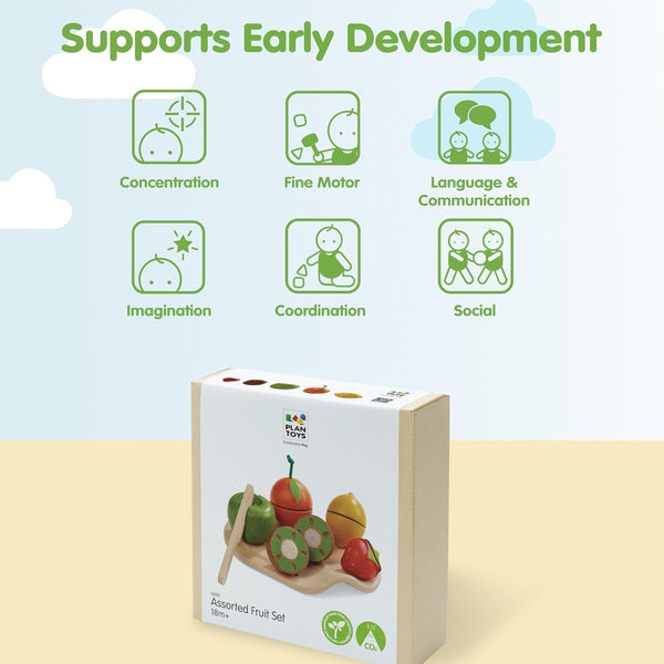 PlanToys - Assorted Fruit Set