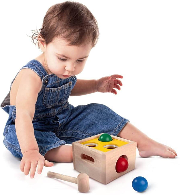 PlanToys - Punch & Drop Bin-Panda Kids and Baby