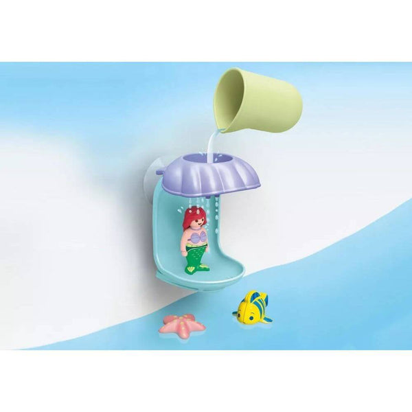 Playmobil - 1.2.3 & Disney: Ariel's Shell Shower-Panda Kids and Baby