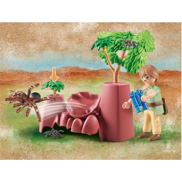 Playmobil - Spider Rocks-Panda Kids and Baby