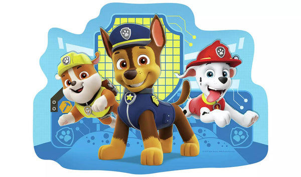 Ravensburger - Paw Patrol 4 Large Shaped Puzzles-Panda Kids and Baby