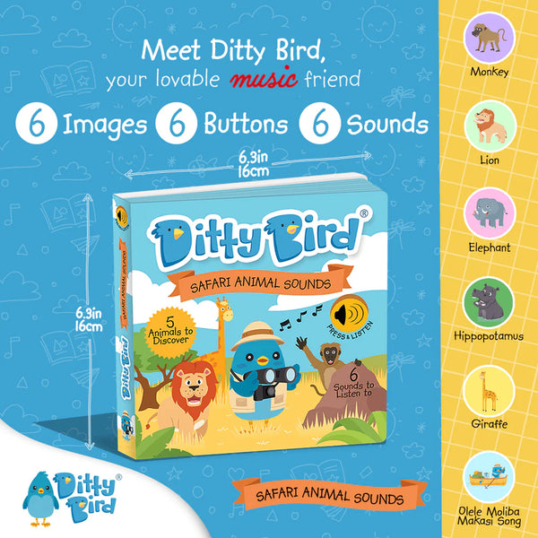 Ditty Bird - Interactive Musical and Sound Books - Available in Various Titles