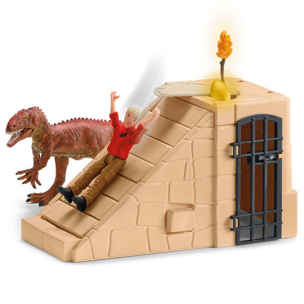 Schleich - Dino Temple Conquest SC42657-Panda Kids and Baby