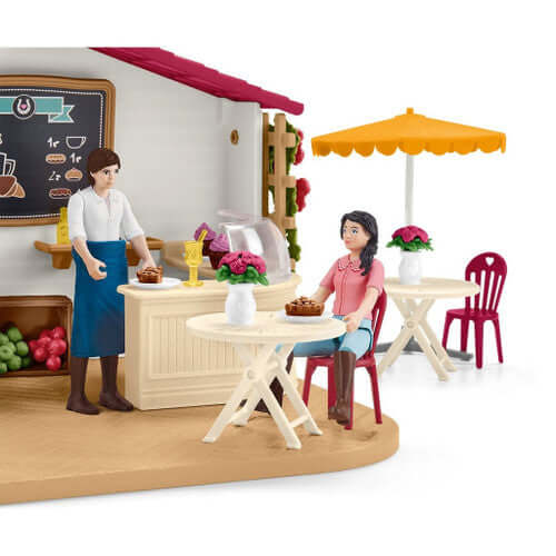 Schleich - Rider Café-Panda Kids and Baby